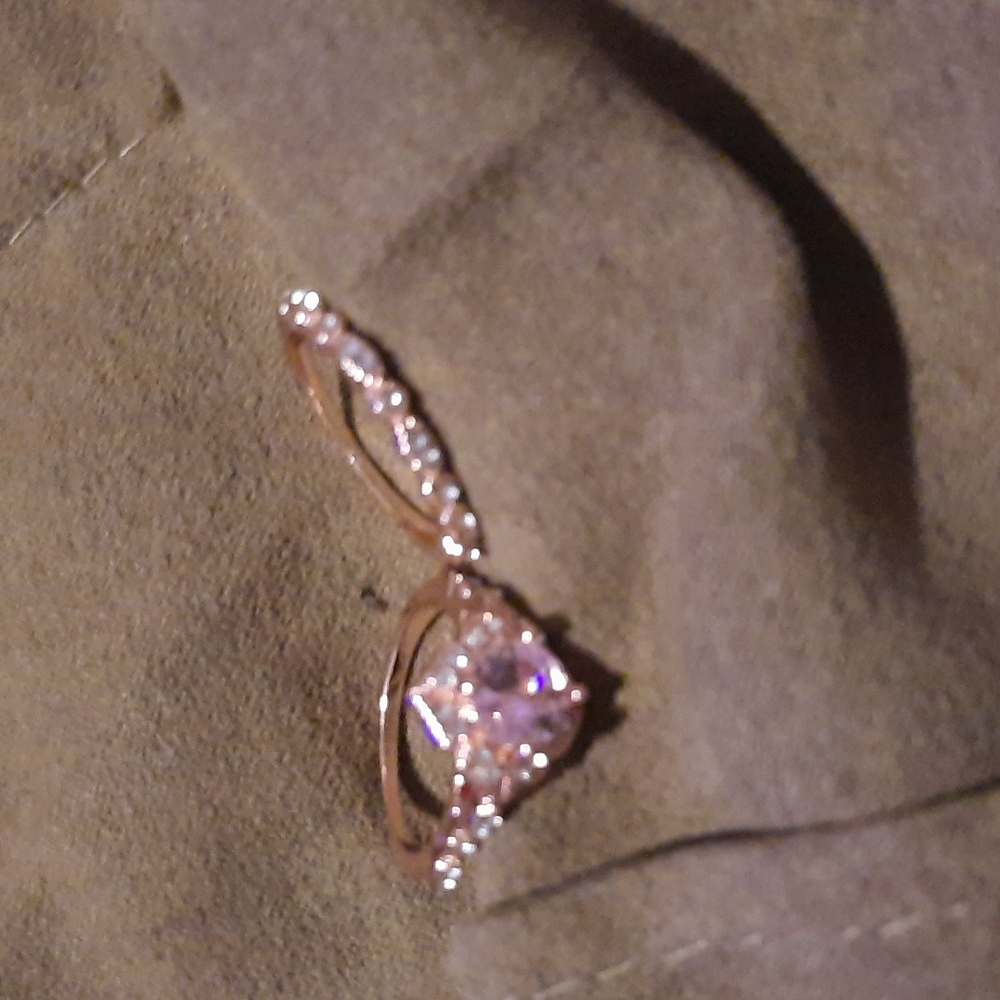 Rose gold filled woman's ring set